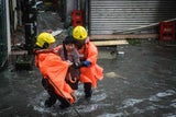 Super-Taifun rast auf Hongkong zu