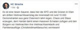 Strache postet zur Demo: "Riesen-Sauerei"