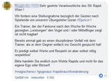 So reagieren Rapid-Fans auf Djuricin-Geste
