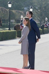 Königin Letizia & Felipe empfangen Präsidenten von Chile