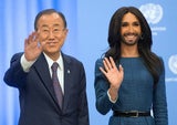 Conchita Wurst trifft Ban Ki-moon