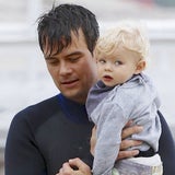 Josh Duhamel nimmt Sohn Axl zum Set mit