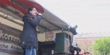 Rauch-Bomben bei Anti-Identitären-Demo