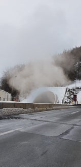 Heftige Rauchentwicklung im Semmering-Tunnel