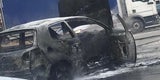 Schock: Auto brennt in Wiener City völlig aus
