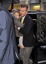 Die Beckhams gehen Mittagessen