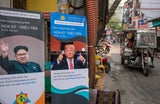 Friseur bietet kostenlose Haarschnitte à la Trump und Kim