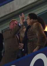 Boris & Lilly Becker fiebern im Stadion mit