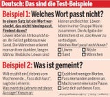 Testbeispiele Deutsch