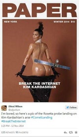 Kim Kardashian: So lacht das Internet über ihr Po-Cover
