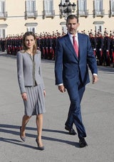 Königin Letizia & Felipe empfangen Präsidenten von Chile