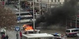 Auto explodiert mitten in Wien