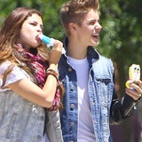 Justin Bieber & Selena Gomez: Mmmhh..schmeckt das gut!