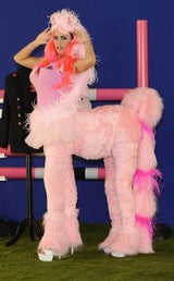 Katie Price trägt Plüsch & Hufe