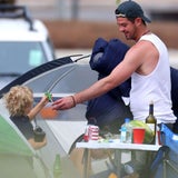Robin Thicke: Campingausflug mit seinem Sohn