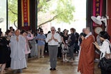 Richard Gere besuchte buddhistischen Tempel in Seoul