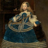 Infantin Margarita Teresa in blauem Kleid