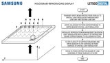 Samsung-Smartphone mit Hologramm-Display