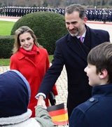 Königin Letizia bezaubert Deutschland