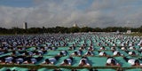 Welt-Yoga-Tag: Massen-Event in Neu Delhi