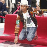 Pharrell Williams bekommt Stern am "Walk of Fame"