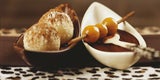 Grießknödel mit Nougatcreme