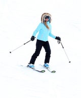 Paris Hilton kann ja echt Skifahren
