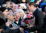 Die britischen Royals gehen zum weihnachtlichen Gottesdienst