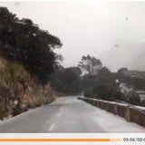 Schneefall auf Mallorca