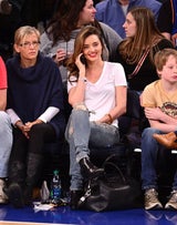 Miranda Kerr bei Basketball-Spiel