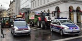Traktoren-Demo am Ring