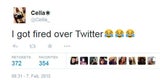 Teenie wurde über Twitter gefeuert