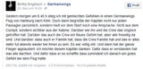 Germanwings-Pilot bot rührende Ansprache