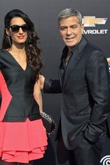George & Amal Clooney bei Filmpremiere