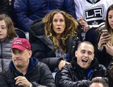 Sarah Jessica Parker: Grimassen beim Eishockey