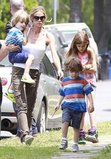 Denise Richards: Charlies Kinder fühlen sich pudelwohl