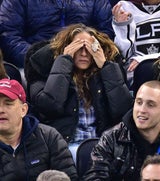 Sarah Jessica Parker: Grimassen beim Eishockey