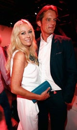 Jenny Elvers bei der Berliner Fashion Show