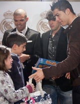 Cristiano Ronaldo in Geberlaune