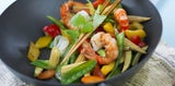 Garnelen-Wok