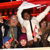 Charlènes Zwillinge: So feiert das Volk