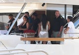 Justin Bieber feiert auf einer Yacht
