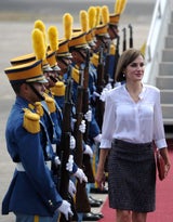 Königin Letizia in Honduras & El Salvador