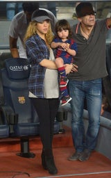 Shakira mit Sohn Milan bei Fußballmatch vom Papa