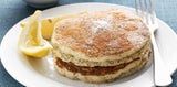Pancakes mit Mohn und Zitrone
