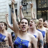 Femen-Protest in Paris