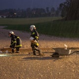 Unwetter in Wallern an der Trattnach