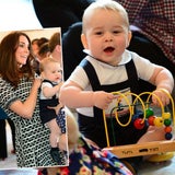 Herzogin Kate mit Baby George in Krabbelgruppe