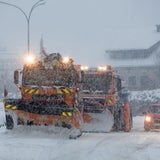 Schnee sorgt für Crash-Chaos