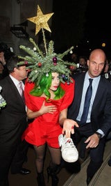 Lady Gaga in Weihnachtsstimmung
